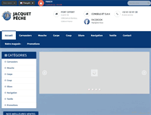 Tablet Screenshot of jacquet-peche.com